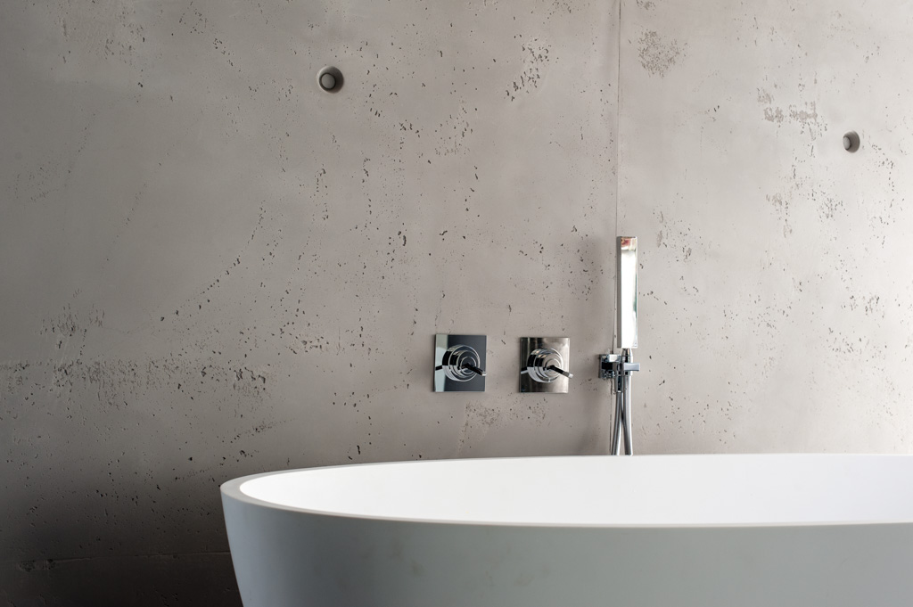 Privathaus Weggis, Betonauftrag Bad Privathaus Weggis, Betonauftrag Bad