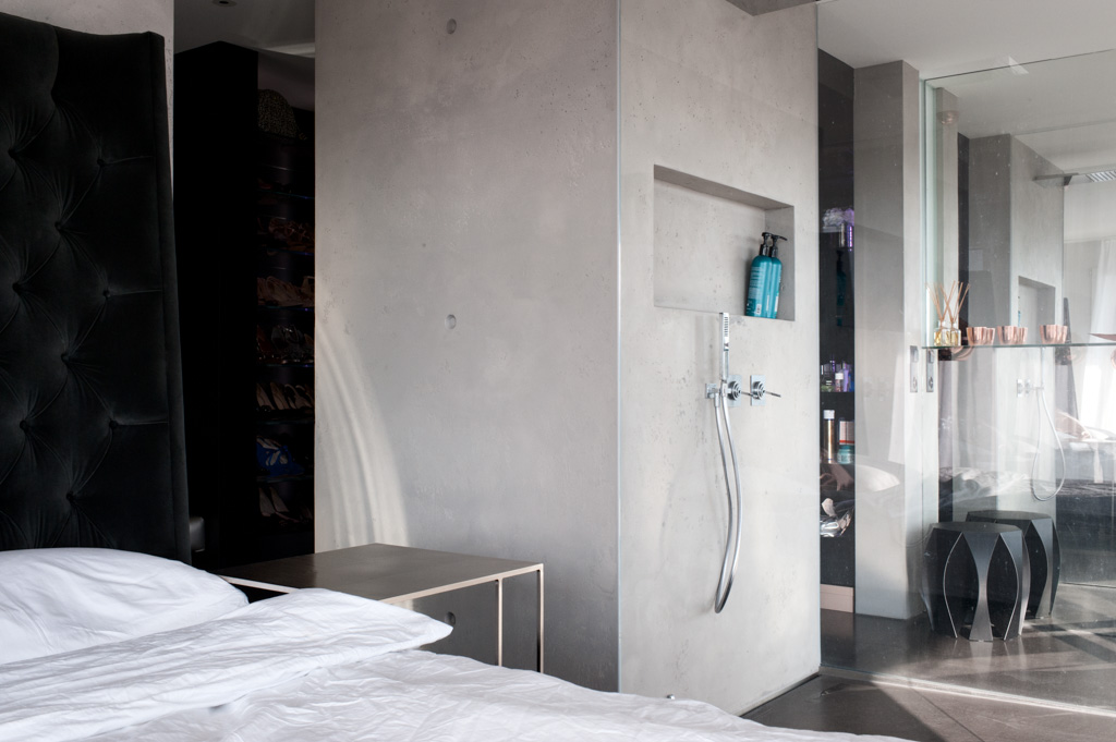 Privathaus Weggis, Betonauftrag Bad Schlafzimmer Privathaus Weggis, Betonauftrag Bad Schlafzimmer